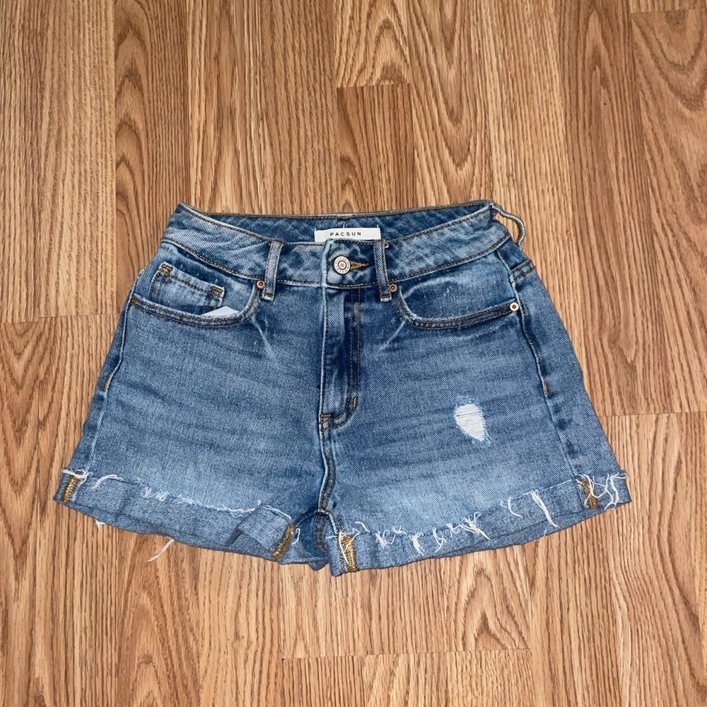 Pacsun denim mom shorts 22